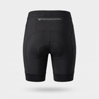 Cycling shorts back view showing the zipped rear pocket and seat panel