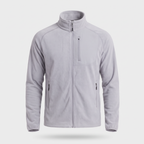 Terrabound Men's Fleece Jacket in Light Grey, front product shot
