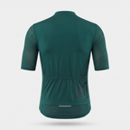 Back of the cycling jersey showing three open rear pockets and a fourth zipped pocket