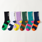 All six colourways of the reflective cycling socks
