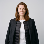 Women's Puffer Jacket in Black, layered open under a coat