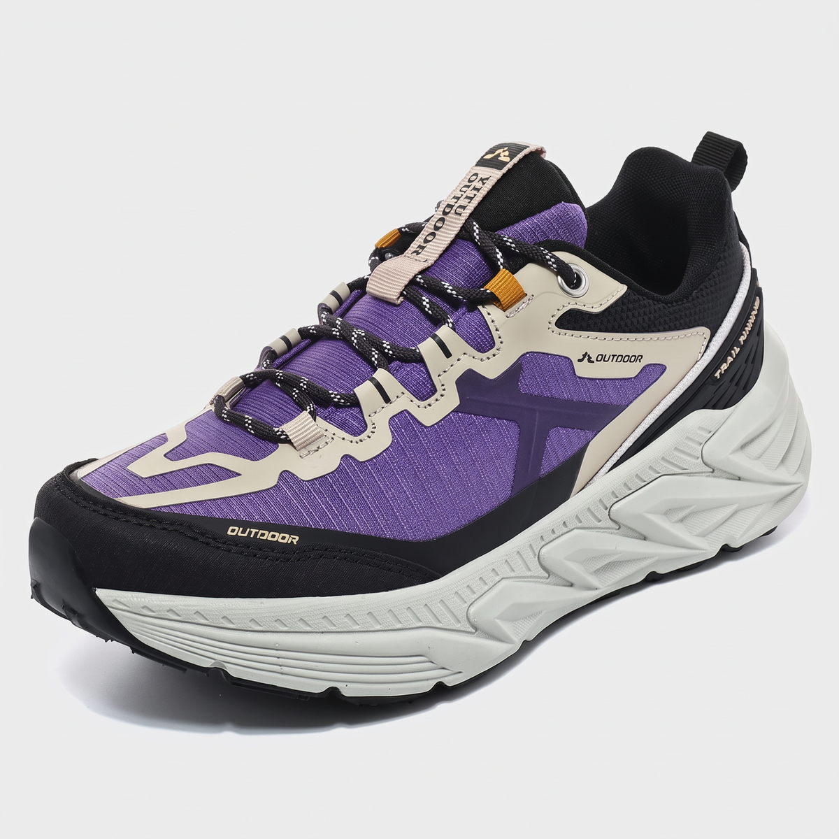 Terrabound Men's Trail Shoes in Purple, three-quarter view