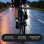 Key specifications of the reflective cycling socks