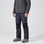 Terrabound insulated ski pants, sea blue, side view