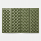 Terrabound folding sit mat in army green, opened out flat
