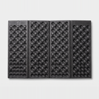 Terrabound folding sit mat in black, opened out flat