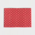 Terrabound folding sit mat in red, opened out flat