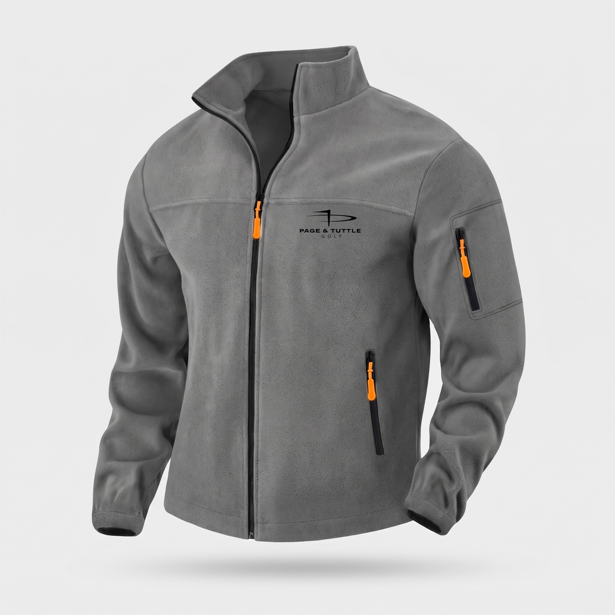 Terrabound Men's Fleece Jacket - Dark Grey - Front View