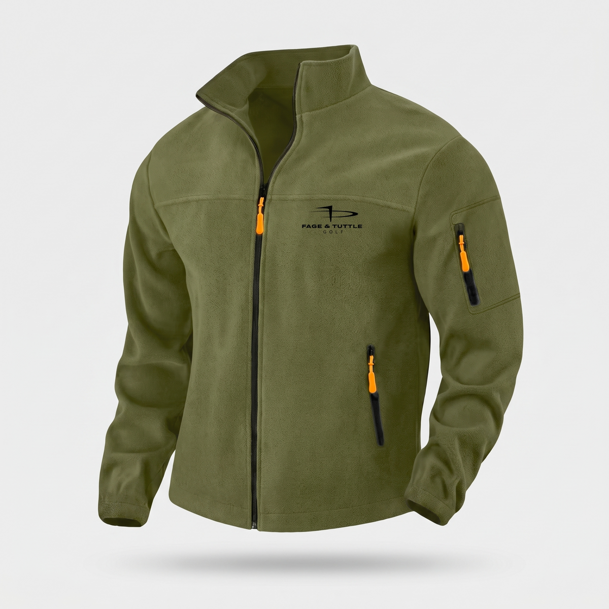 Terrabound Men's Fleece Jacket - Fern Green - Front View