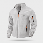 Terrabound Men's Fleece Jacket - Light Grey - Front View