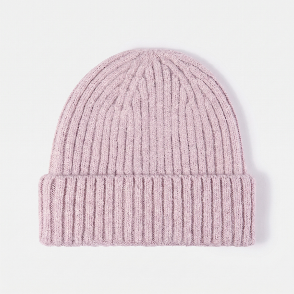 Terrabound Knit Beanie Hat in Pink - flat lay