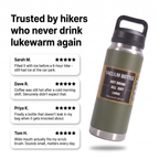 Customer reviews for the Terrabound insulated water bottle