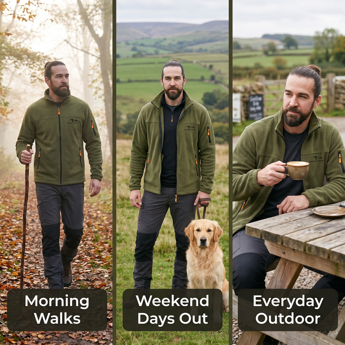 Terrabound Men's Fleece Jacket - Three Ways to Wear