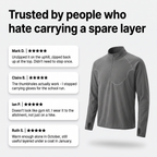 Customer reviews for the Terrabound half-zip fleece