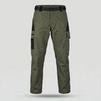 Men's work trousers in Army Green, front view