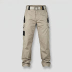 Men's work trousers in Khaki, front view