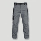 Men's work trousers in Grey, front view