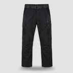 Men's work trousers in Black, front view