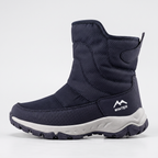 Men's snow boots in Navy, side view