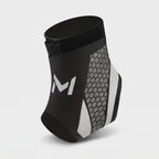 Ankle support brace in Black Grey with wrap strap and open heel