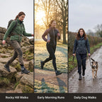 Ankle support brace for rocky hill walks, early morning runs and daily dog walks