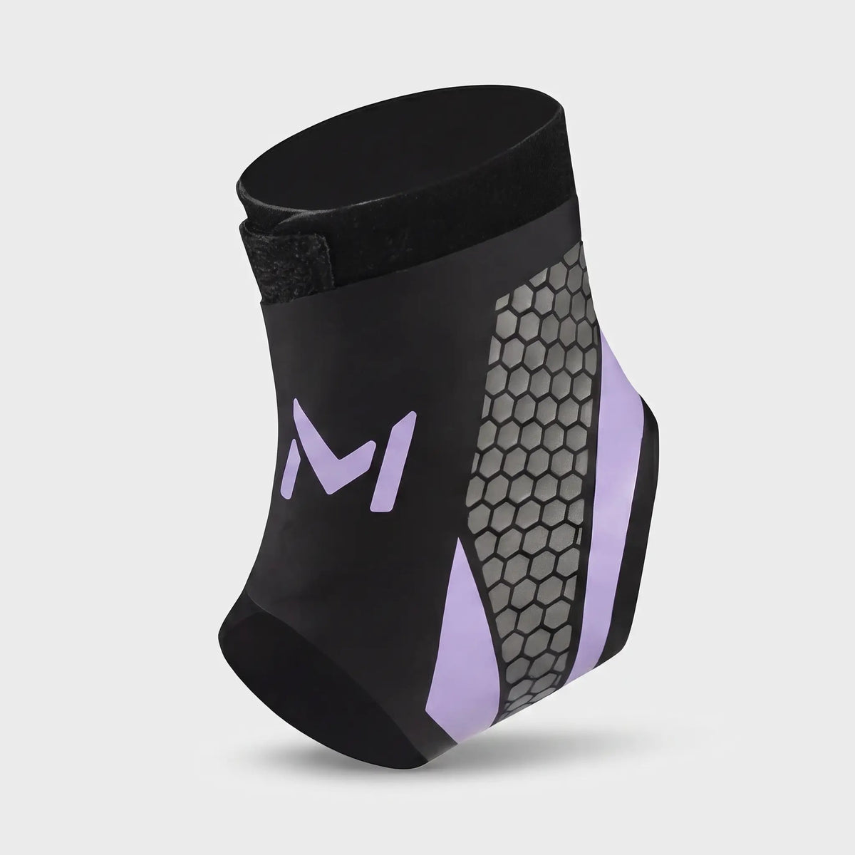 Compression ankle support brace in Black Purple