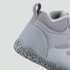 Heel pull loop and wrap-up sole at the heel