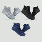 Barefoot winter boots in Grey, Black and Navy