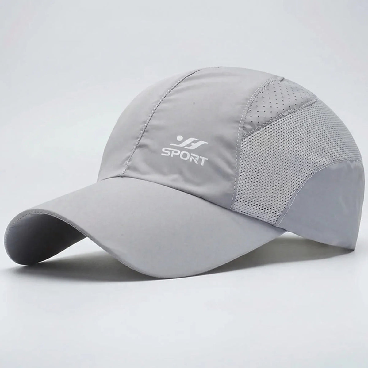 Running cap in Light Grey