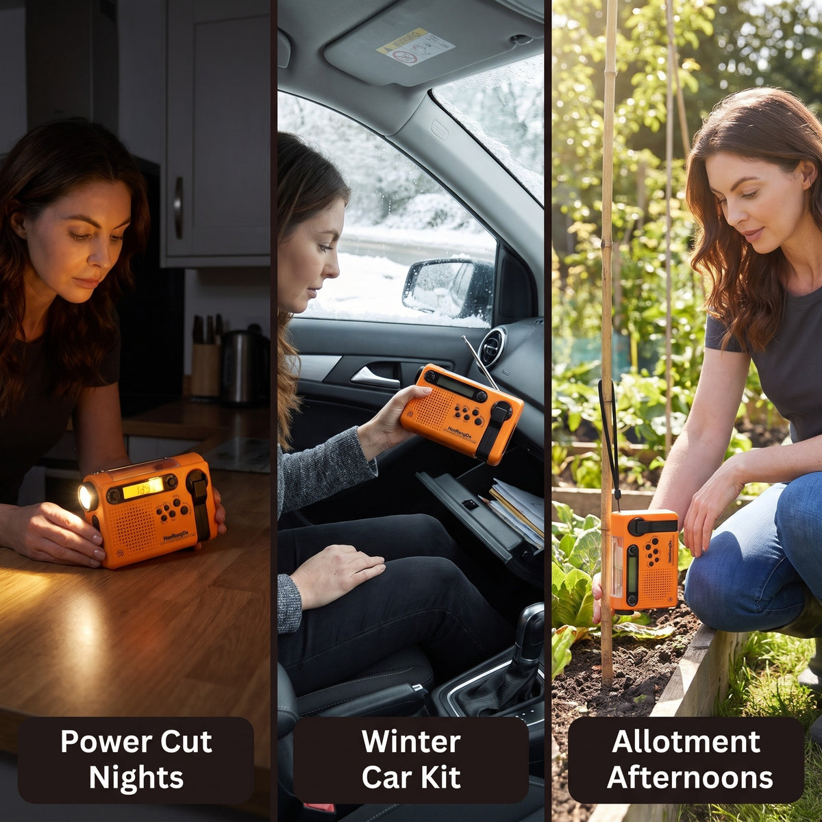 Shortwave radio for power cut nights, the winter car kit and allotment afternoons