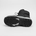 Lugged rubber outsole of the fur lined snow boots