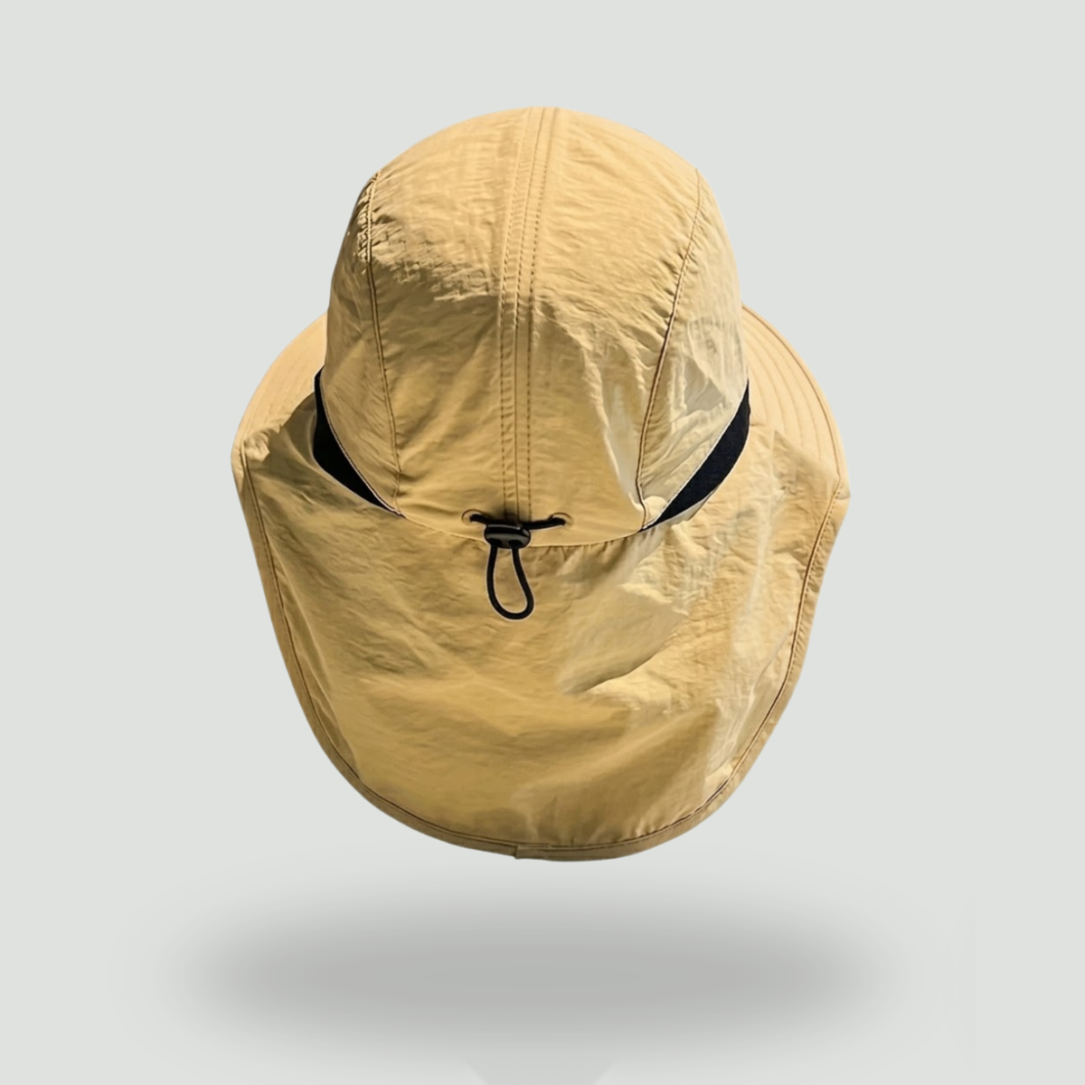 Packable Wide-Brim Fishing Hat – Sun Hat with Neck Flap and Chin Strap