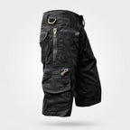 Men's cargo shorts in black