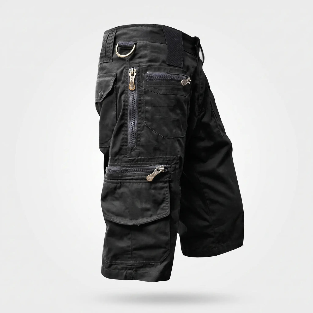 Men's cargo shorts in black