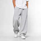 Men's joggers in Light Grey, front view