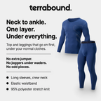 Neck to ankle, one layer under everything: how the long johns set works