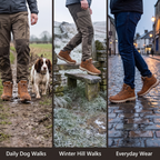 Men's winter boots for dog walks, winter hill walks and everyday wear