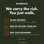 Terrabound 30-day returns, free UK delivery over £50 and easy size exchanges