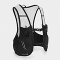 Terrabound trail running vest in Black, front three-quarter view