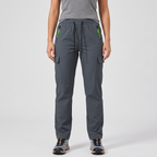 Terrabound women's cargo trousers in grey worn, front view