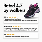 Customer reviews of the Terrabound women's walking shoes, rated 4.7