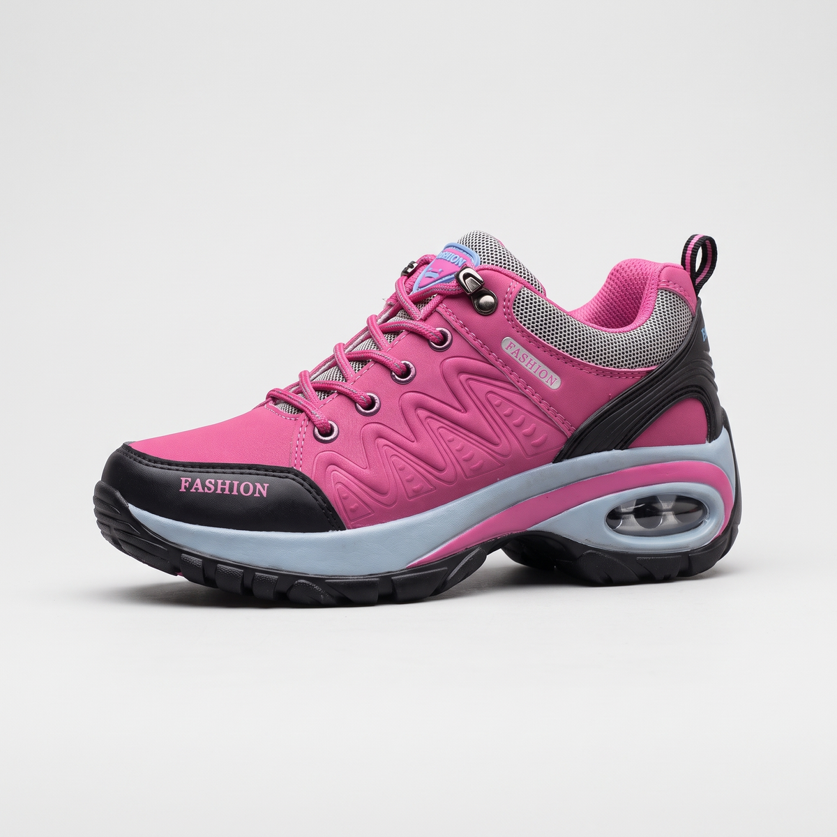 Terrabound women's walking shoes in Pink, outer side view