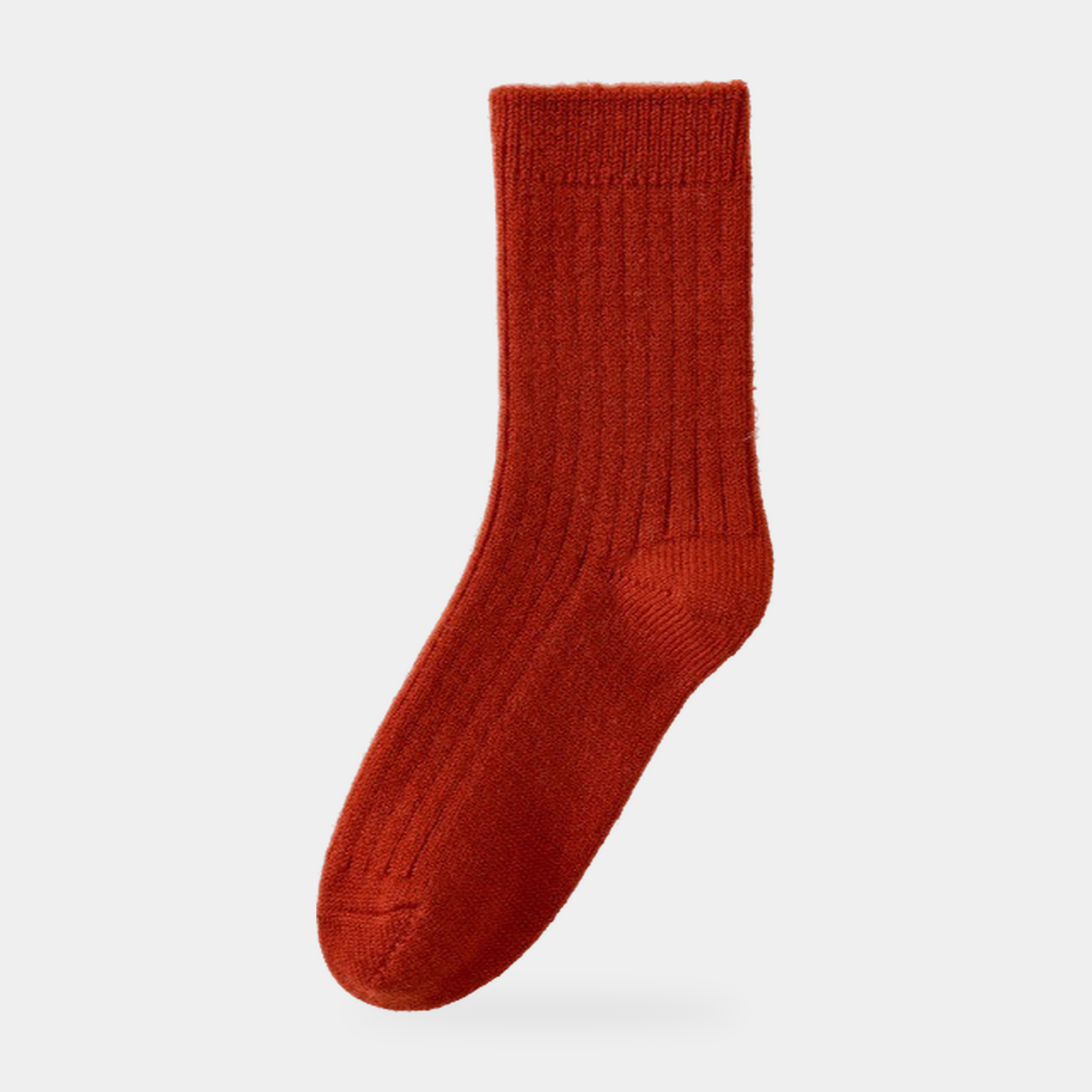 Terrabound wool socks in red