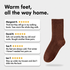 Customer comments on the wool socks